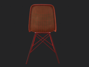 lowpoly leather chair 3D 모델
