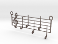 Music Keys Hanger 3D Model
