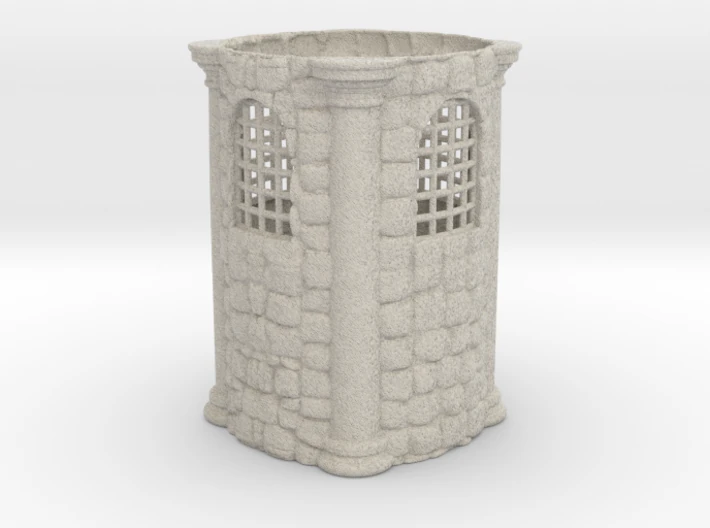 medieval penholder 3D Print Model .c4d .max .obj .3ds .fbx .stl .blend 