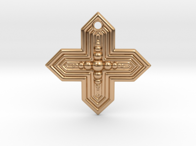 cross pendant 3D Print Model .c4d .max .obj .3ds .fbx .stl .blend 