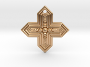 cross pendant 3D Print Model