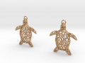 Turtle Earrings 3D-Modell