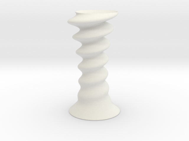 helix vase 3D Baskı Modeli .c4d .max .obj .3ds .fbx .stl .blend 
