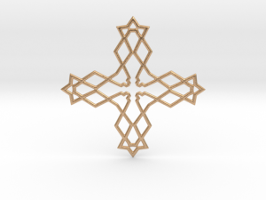 cross pendant 3D-printmodel