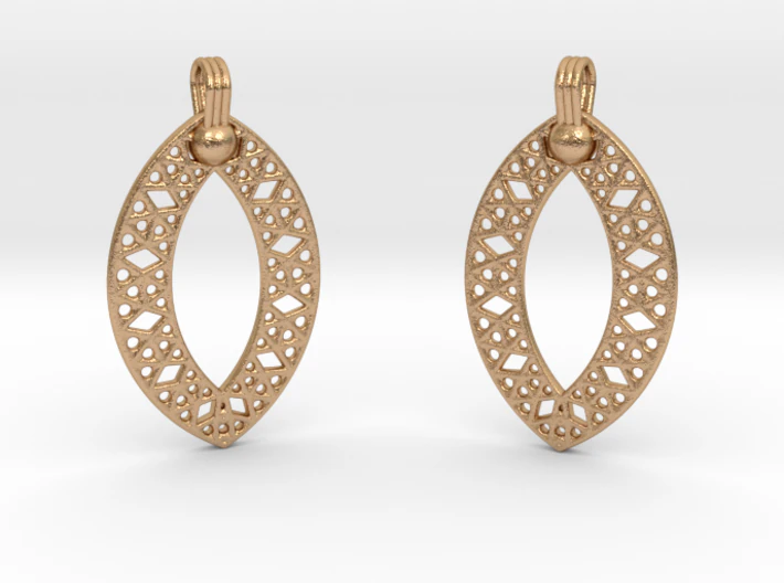 earrings 3D Print Model .c4d .max .obj .3ds .fbx .stl .blend