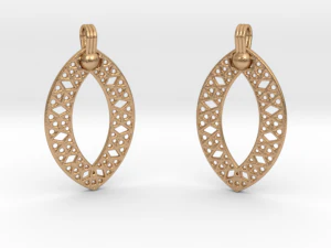 pendientes Modelo de impresión 3D