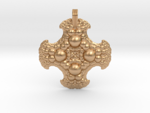 fractal pendant order 4 3D Print Model