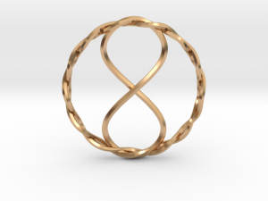 infinity pendant 3D Print Model