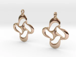 pendientes Modelo de impresión 3D