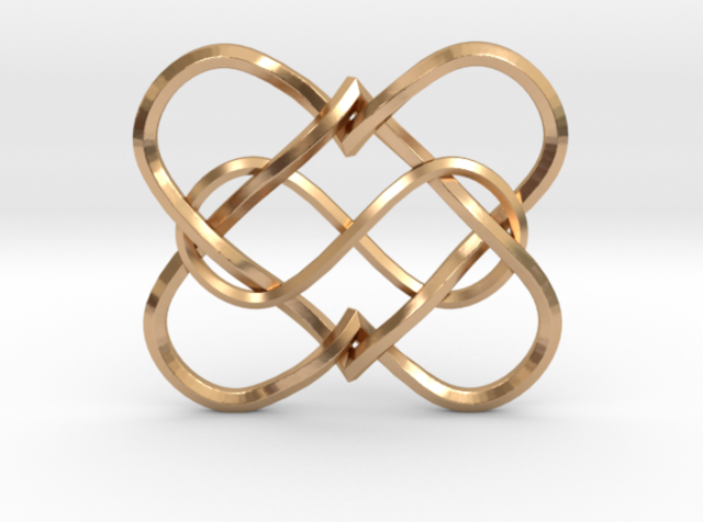 2 hearts infinity pendant Modèles 3D en vedette .c4d .max .obj .3ds .fbx .stl .blend 