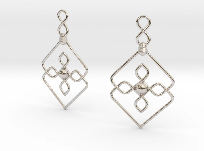earrings 3D Print Model .c4d .max .obj .3ds .fbx .stl .blend 