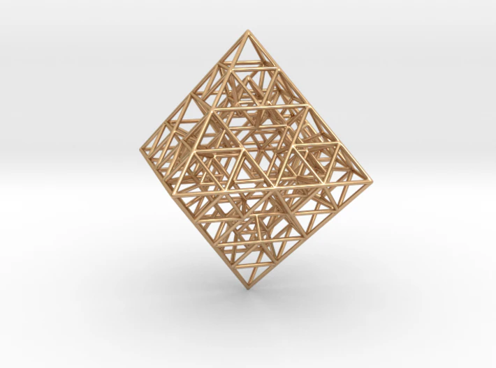 sierpinski octahedral prism 3D Print Model .c4d .max .obj .3ds .fbx .stl .blend