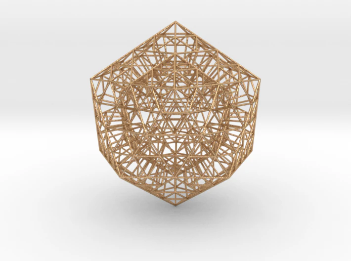 sierpinski icosahedral prism 3D Print Model .c4d .max .obj .3ds .fbx .stl .blend 