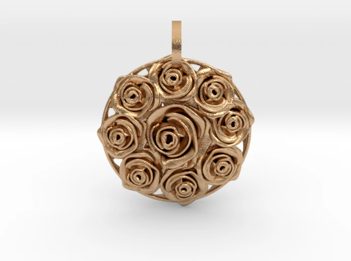 bouquet pendant 3D Print Model .c4d .max .obj .3ds .fbx .stl .blend 