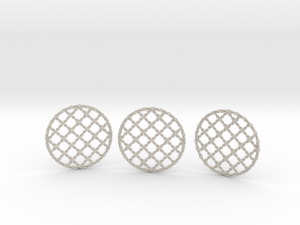 braided coasters 3Dプリントモデル