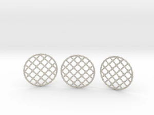 braided coasters 3D Print Model