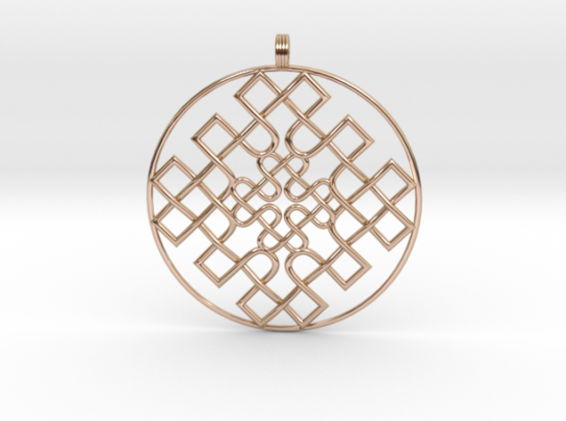 knot pendant 3D Print Model .c4d .max .obj .3ds .fbx .stl .blend 