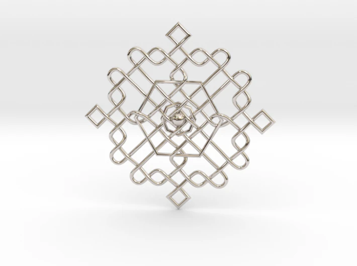 knot pendant 3D Print Model .c4d .max .obj .3ds .fbx .stl .blend 