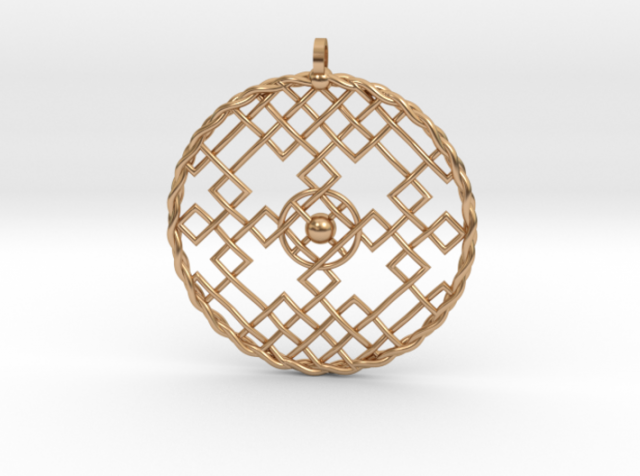knot pendant 3D 프린트 모델 .c4d .max .obj .3ds .fbx .stl .blend