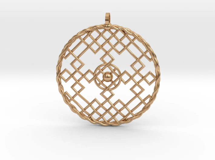 knot pendant 3D Print Model .c4d .max .obj .3ds .fbx .stl .blend