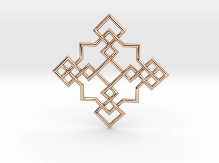 knot pendant 3D Print Model .c4d .max .obj .3ds .fbx .stl .blend