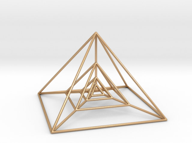 nested pyramids 3D 打印模型 .c4d .max .obj .3ds .fbx .stl .blend 