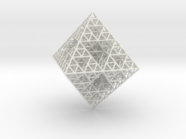 wire sierpinski octahedron 3D Print Model .c4d .max .obj .3ds .fbx .stl .blend 