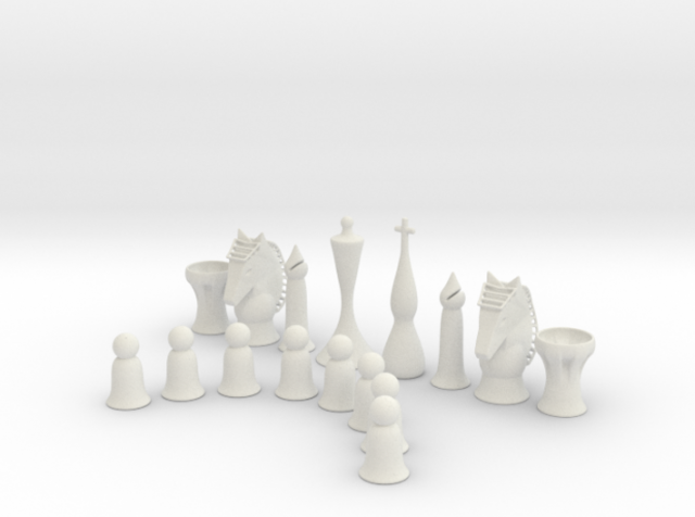 october chess set Modelo de impresión 3D .c4d .max .obj .3ds .fbx .stl .blend 