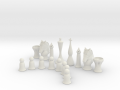 October Chess Set Modèle 3D