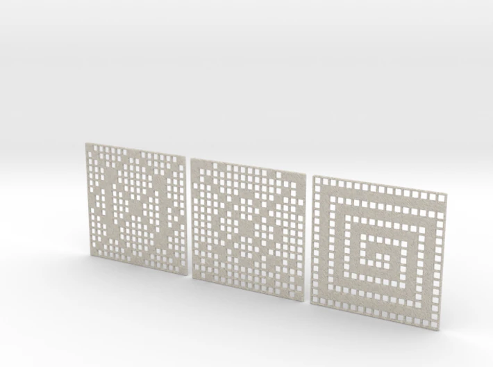 patterns coasters 3D Print Model .c4d .max .obj .3ds .fbx .stl .blend 