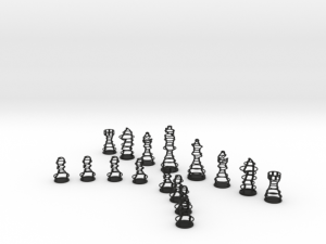 rings chess set 3D Print Model