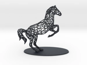 voronoi rearing horse 3D Print Model