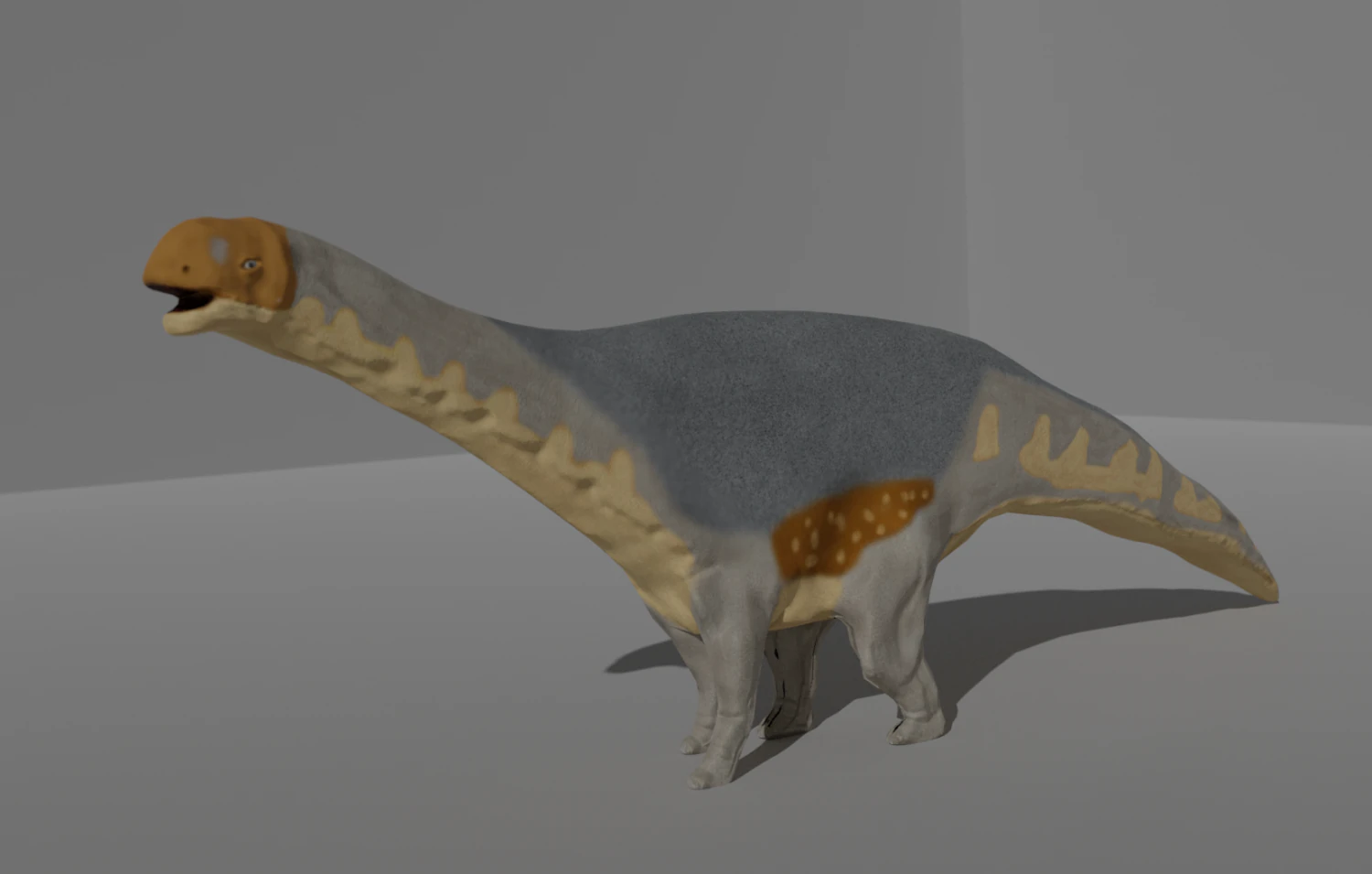 ampelosaurus 3D Model .c4d .max .obj .3ds .fbx .stl .blend 