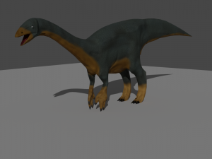 dinosaur beipiaosaurus 3D Модель