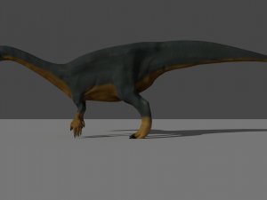 dinosaur beipiaosaurus 3D Model