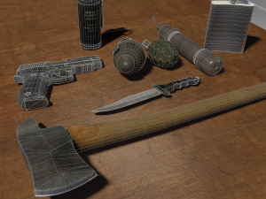 survival kit 3D Modell