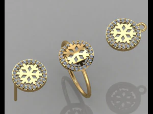 gc gold cm001- diamond set 3D Print Model
