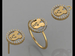 gc gold cm002- diamond set 3D Print Model