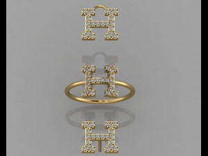 gc gold cm003- diamond set 3D Принт Модель