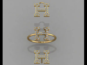 gc gold cm003- diamond set 3D Print Model