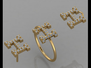 gc gold cm003- diamond set Modelo de Impressão 3D