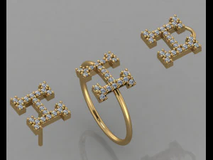 gc gold cm003- diamond set 3D Print Model