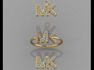 gc gold cm005- diamond set 3D 打印模型