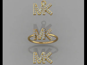 gc gold cm005- diamond set 3D Print Model