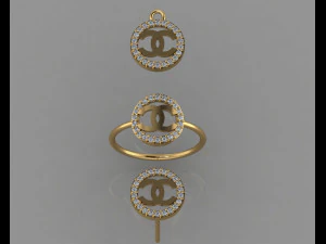 gc gold cm008-diamond set 3D Print Model