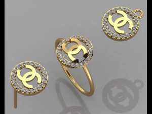 gc gold cm008-diamond set 3D Print Model