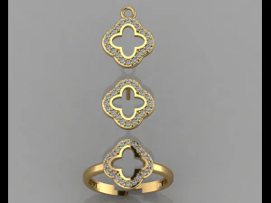 gc gold cm009-diamond set 3D Print Model
