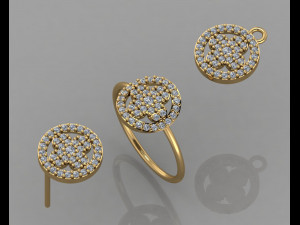 gc gold cm017-diamond set 3D Baskı Modeli