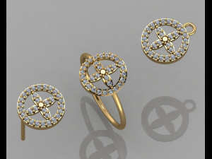 gc gold cm018-diamond set 3D Принт Модель