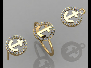 gc gold cm020-diamond set 3D 프린트 모델